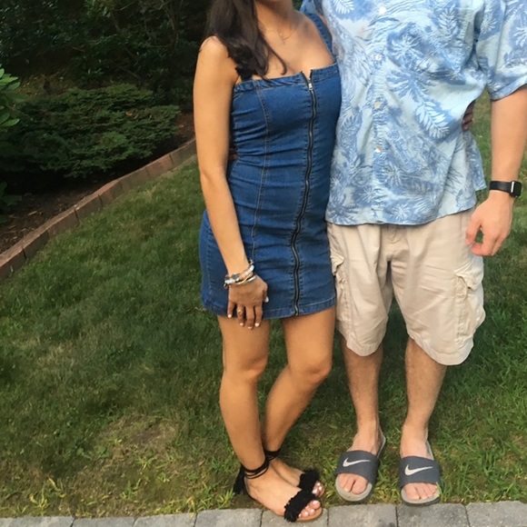 PrettyLittleThing Dresses & Skirts - PLT • denim dress